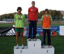 Samuel Pereira campeão nacional de marcha