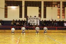 Equipa de futsal de Valhelhas com protesto
inédito