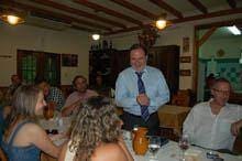 Santinho Pacheco promoveu jantar de
despedida com jornalistas