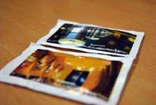 Belmonte em pacotes de açúcar