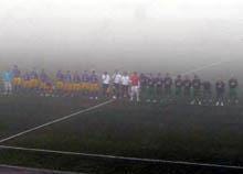 Jogo nublado como o tempo