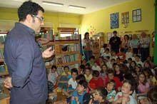 Rui Costa voltou à Escola Básica da Estação