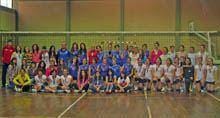 Meninas do Outeiro S. Miguel terceiras no
regional de voleibol escolar