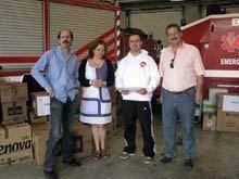 Bombeiros da Guarda ajudam instituições de
        solidariedade social da cidade