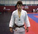 Emanuel Brito no pódio dos Regionais de judo