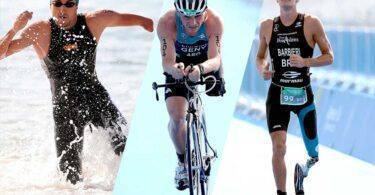 O Desafio De Triatlo é Completar A Prova Que Compreende 750m De Natação 20km De Ciclismo E 5km De Corrida No Menor Tempo Possível