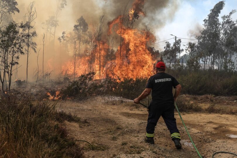 Incendios Bombeiro Ferido E Casas Atingidas Pelo Fogo Em Agueda