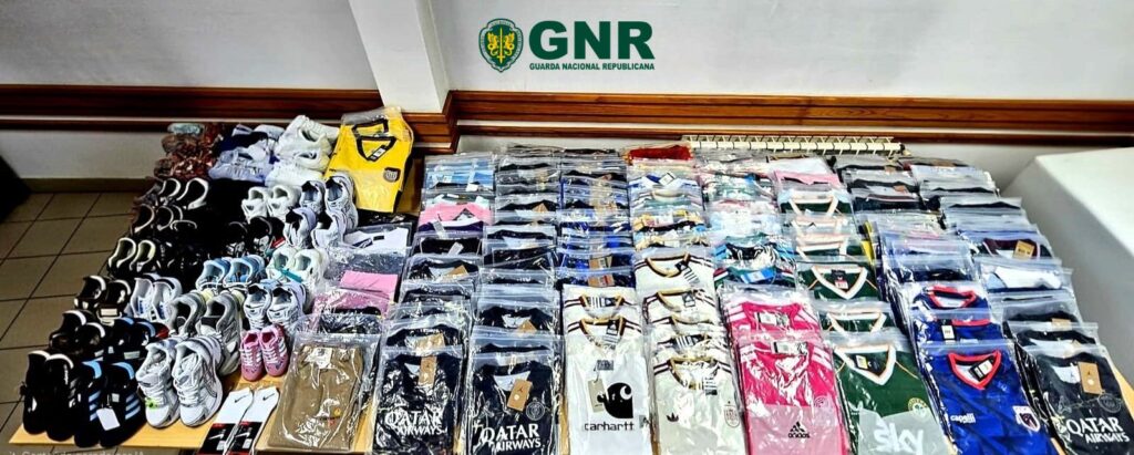 GNR apreende 291 artigos contrafeitos e constitui arguido em Foz Côa