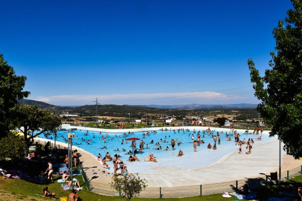 Piscina praia da Covilhã abriu esta segunda-feira