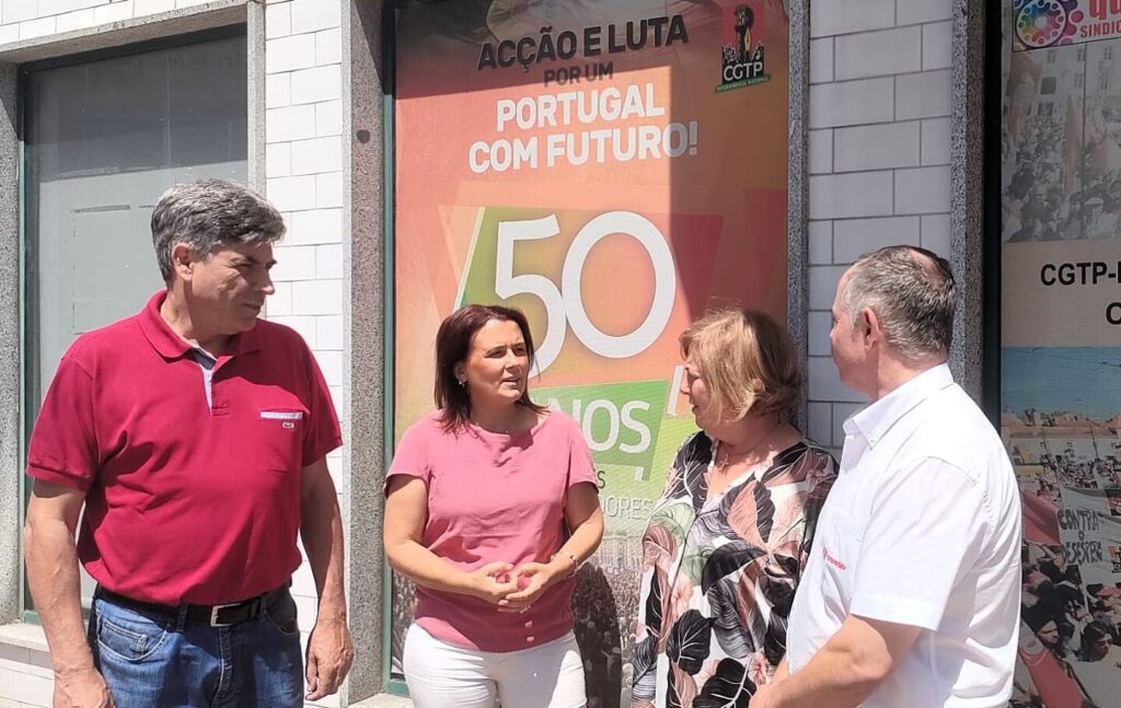Deputada do PS Aida Carvalho reuniu com União de Sindicatos da Guarda