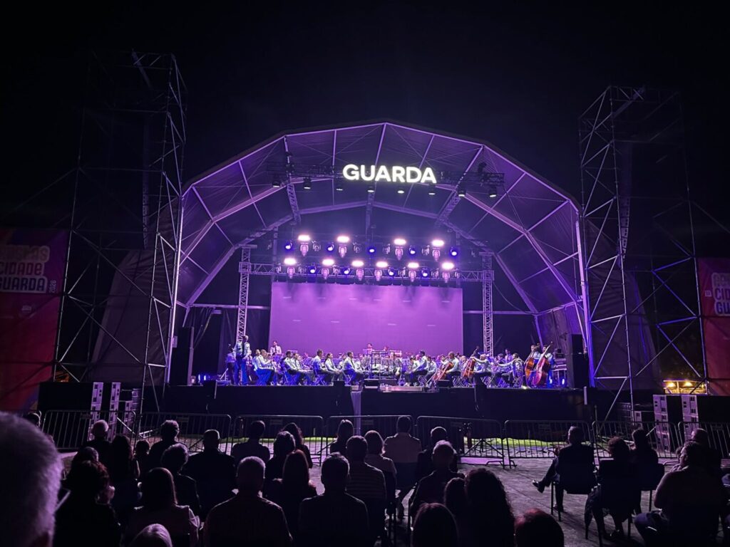 Banda Sinfónica da PSP abriu Festas da Cidade da Guarda