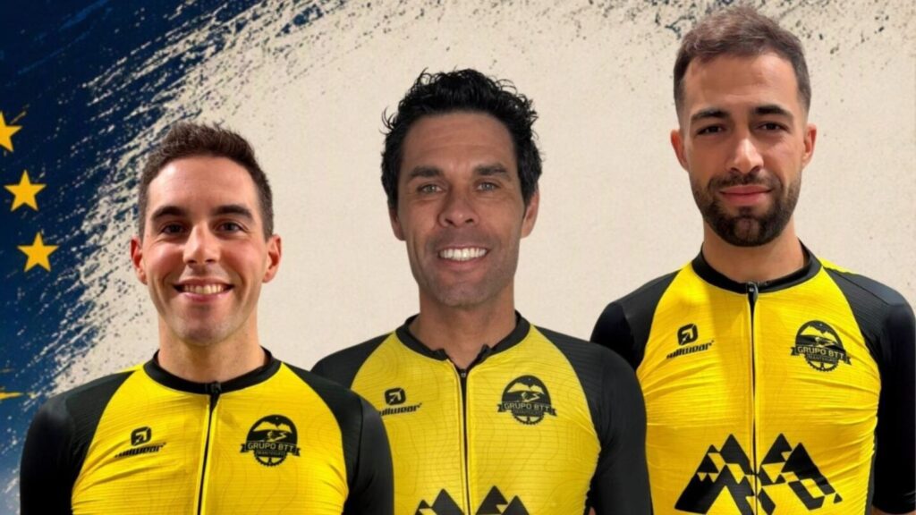 Manteiguenses João Duarte, Pedro Pereira e Joel Sousa no Europeu de Gravel