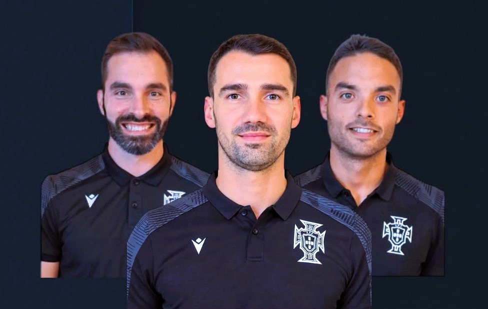 Equipa de arbitragem da AF da Guarda no Marítimo-Benfica