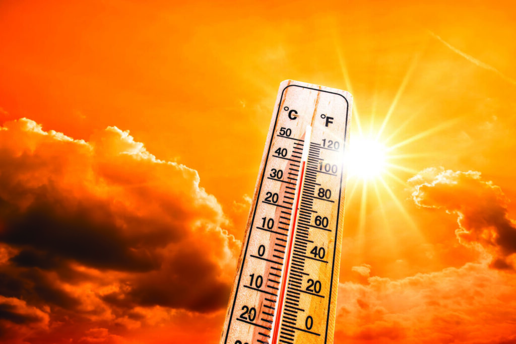 Onda de calor nos próximos dias